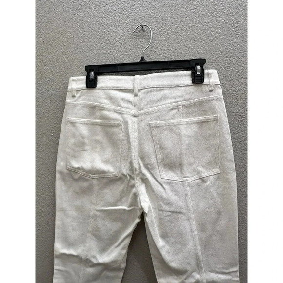 St John Womens Jeans Size 6 White Denim Pants Designer MSRP $595 - Picture 5 of 7